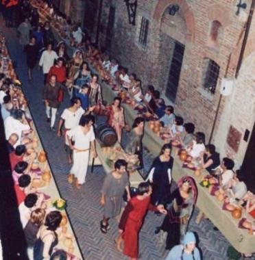 Una passata edizione della Cena medioevale 