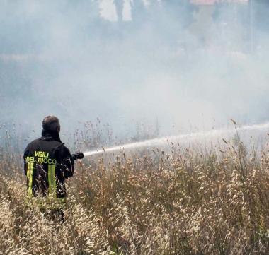 &nbsp;Intervento antincendio 
