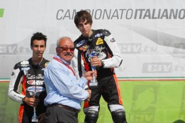 <b>SUL PODIO </b>Alessio Chessa 17 anni    