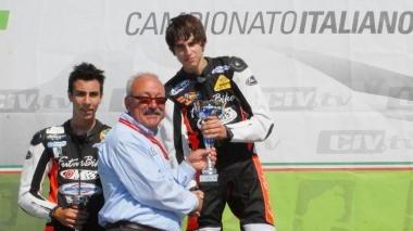 <b>SUL PODIO </b>Alessio Chessa 17 anni