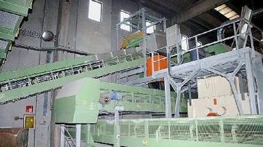 L’impianto per la lavorazione dei rifiuti al Buraccio