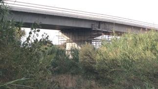 Il ponte sul fiume Fine ai Polveroni