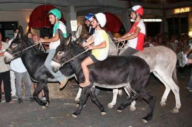 <b>SOMARI </b>in pista in una delle tante corse del genere disputate in Maremma 