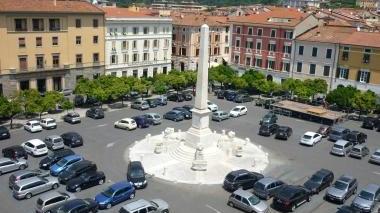 Una veduta di piazza Aranci in attesa di restyling