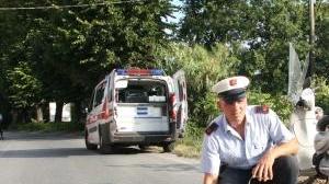 I rilievi dopo l’incidente