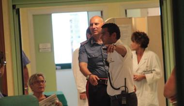 I carabinieri all'ospedale di Orbetello