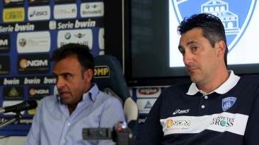 Il presidente Corsi e il mister Aglietti