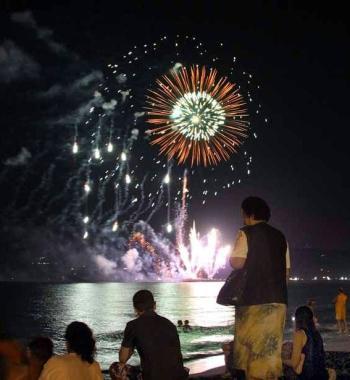 I fuochi dartificio dello scorso anno   