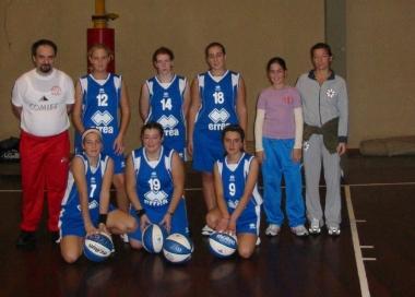 Una squadra della Pallacanestro Massa 