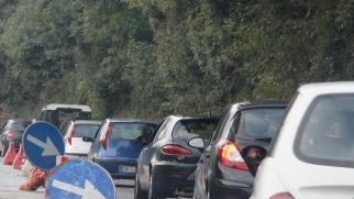 Un cantiere sulla Regionale 325