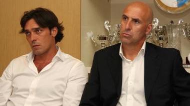Mario Masini, uomo mercato del Prato, e l’allenatore Vincenzo Esposito