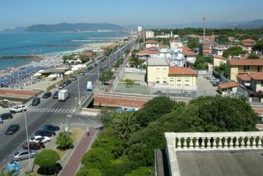 &nbsp;Una visuale di Marina di Massa      