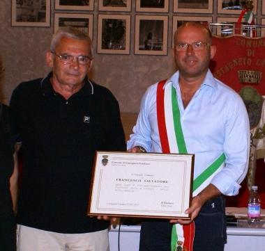 Il maresciallo con il sindaco