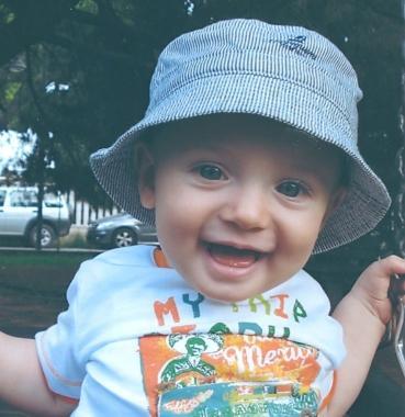  AUGURI. Tanti auguri a Marco Cherubini (foto a sin.) per il suo 1º compleanno da mamma ...