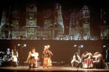 <b>BOH&Egrave;ME </b>Una scena dello spettacolo    