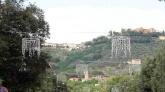 La transenna in viale Verdi
