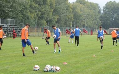 I rossoneri al lavoro sui campi dell Acquedotto (Vip)   