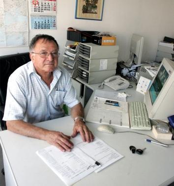 Il titolare della ditta derubata, Gino Valeri