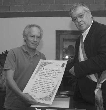 Cittadinanza onoraria a Dardenne (nel 2006) 