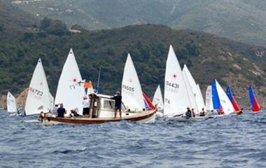 Un momento della regata 