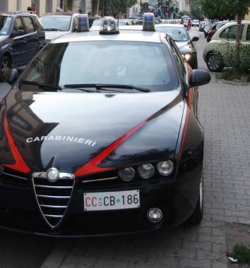 <b>PRESO. </b>Unauto dei carabinieri  