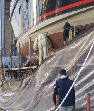 Al lavoro nei cantieri 