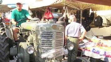 Un trattore d’epoca alla fiera di San Casciano