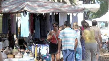 Il mercato degli extracomunitari a Marina