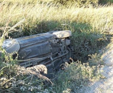 Unauto nel fosso 
