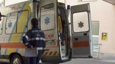 L’intervento di soccorso di un’ambulanza