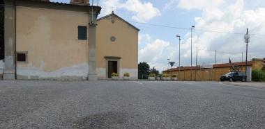 La piazza dove &egrave; avvenuto lincidente 