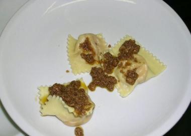 Un piatto di tortelli 