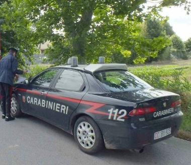 Una pattuglia dei carabinieri 
