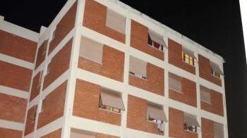 Il palazzo di via Anita Garibaldi dove si è rischiata la tragedia