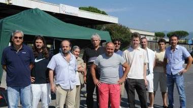In prima fila Franceschi, Nardi, Baldi e Balli