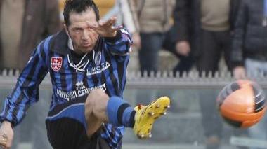 Carparelli autore del primo gol del momentaneo vantaggio del Pisa