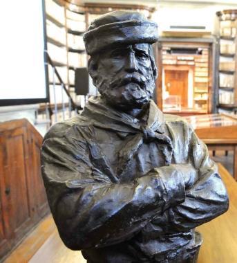 Un busto di Garibaldi 