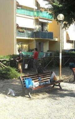 Una zona del parco di San Giusto 