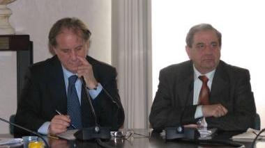 Giorgio Gionfriddo (a destra) con Roberto Piccini