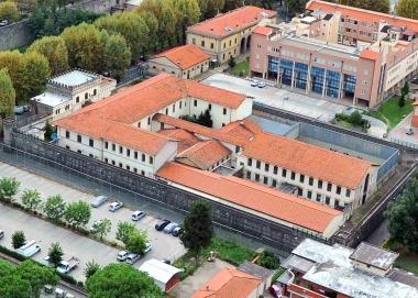 Unimmagine dallalto del carcere di Santa Caterina in Brana 