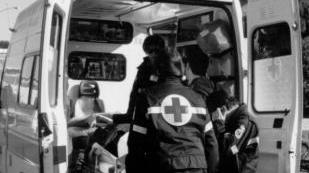 <b>I SOCCORSI. </b>Intervento della Croce Rossa