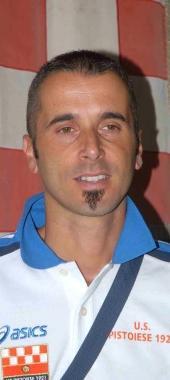 Massimiliano Gori tecnico della squadra Juniores arancione     