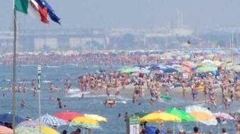 La spiaggia di Marina di Vecchiano