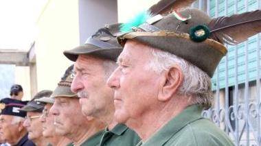 Un gruppo di alpini