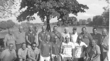 <b>PESCA</b> Il gruppo del Tranviere e più a destra Roberto Lenzoni