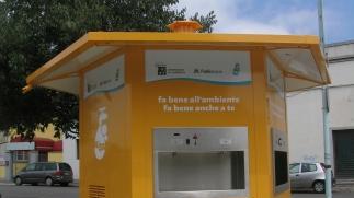 Il fontanello installato in via Pomeria da Comune e Publiacqua