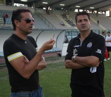 <b>PRESIDENTE E MISTER.</b> Dinelli con Maurizi 