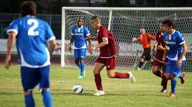 I granata in azione in una delle amichevoli disputate in questo precampionato