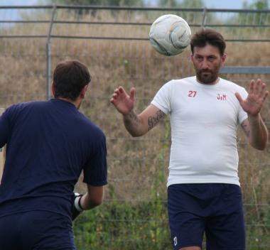 Christian Rigan&ograve; nel suo primo allenamento a Montemurlo Ieri subito a segno su rigore            