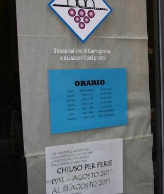 Chiuso il Punto vendita locale